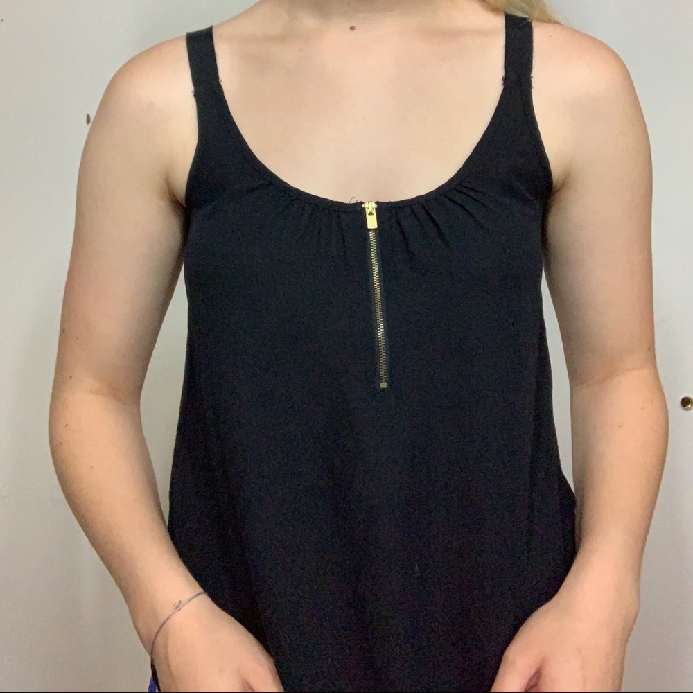 Zipper Tank Top